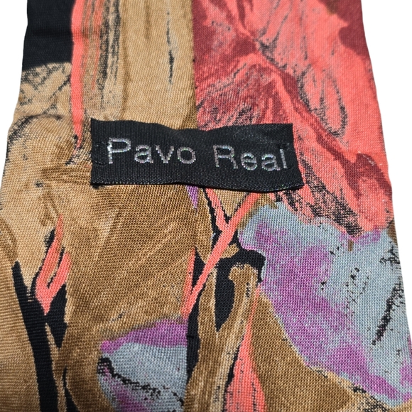Pavo Real 80s Necktie - Picture 2 of 4
